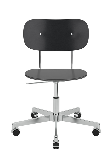 Aluminum Base Oak Swivel Chair | Audo Copenhagen Co Task