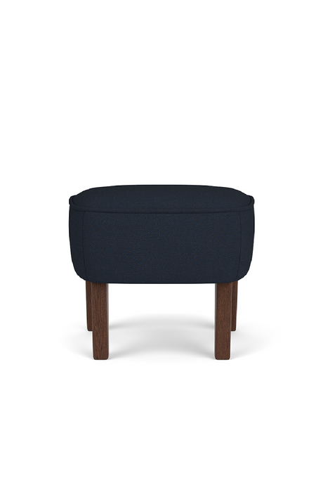 Oak Base Upholstered Ottoman | Audo Copenhagen Ingeborg | Oroa.com