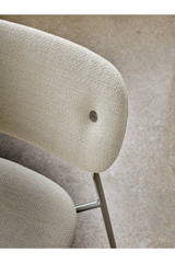 Chrome-Framed Upholstered Dining Chair | Audo Copenhagen Co | Oroa.com