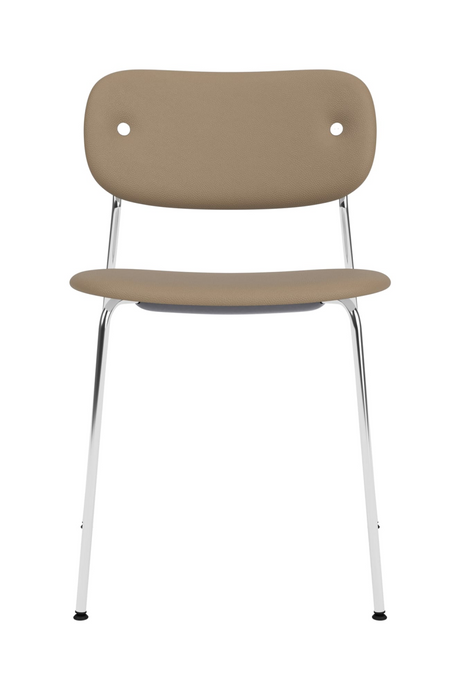 Chrome-Framed Upholstered Dining Chair | Audo Copenhagen Co | Oroa.com