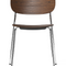 Chrome Base Oak Dining Chair | Audo Copenhagen Co | Oroa.com