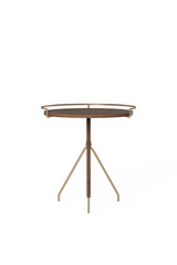 Solid Walnut Tripod Side Table | Audo Copenhagen Umanoff | Oroa.com