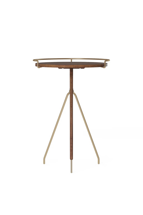 Solid Walnut Tripod Side Table | Audo Copenhagen Umanoff | Oroa.com