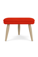 Wooden Leg Ottoman | Audo Copenhagen Oda | Oroa.com