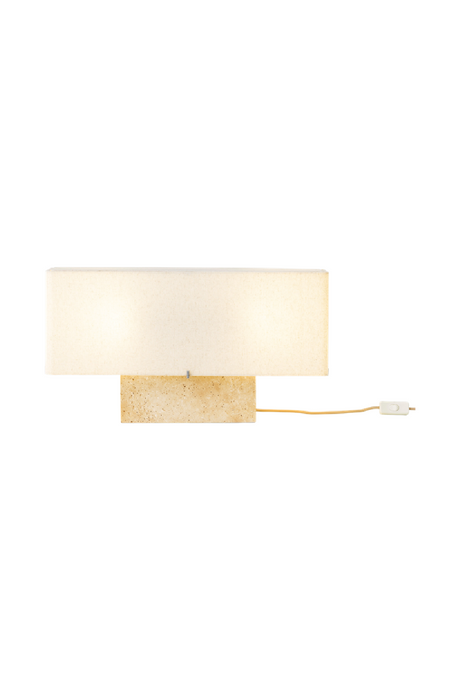Travertine Base Table Lamp | Audo Copenhagen Nonna | Oroa.com