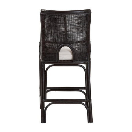 Modern European furniture - Rattan Sloped-Arm Counter Stool - www.oroa.com