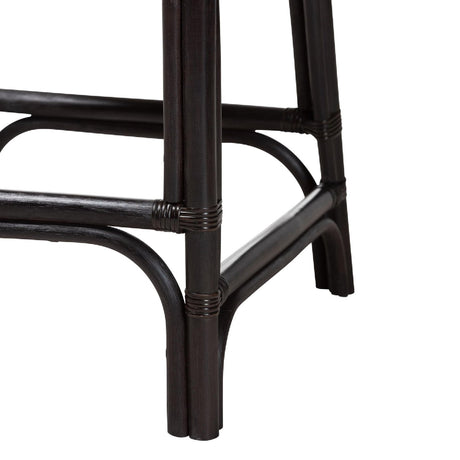 Modern European furniture - Rattan Sloped-Arm Counter Stool - www.oroa.com