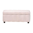 Modern European furniture - Velvet Storage Bench - www.oroa.com