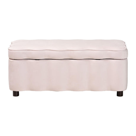 Modern European furniture - Velvet Storage Bench - www.oroa.com