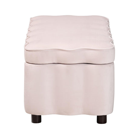 Modern European furniture - Velvet Storage Bench - www.oroa.com