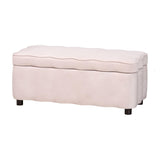 Modern European furniture - Velvet Storage Bench - www.oroa.com
