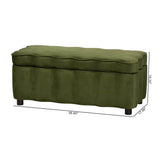 Modern European furniture - Velvet Storage Bench - www.oroa.com