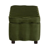 Modern European furniture - Velvet Storage Bench - www.oroa.com