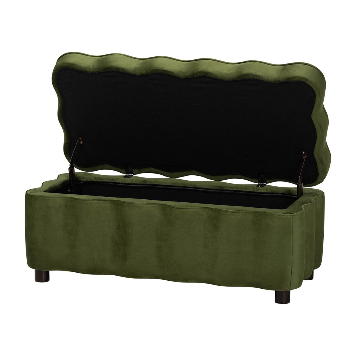 Modern European furniture - Velvet Storage Bench - www.oroa.com