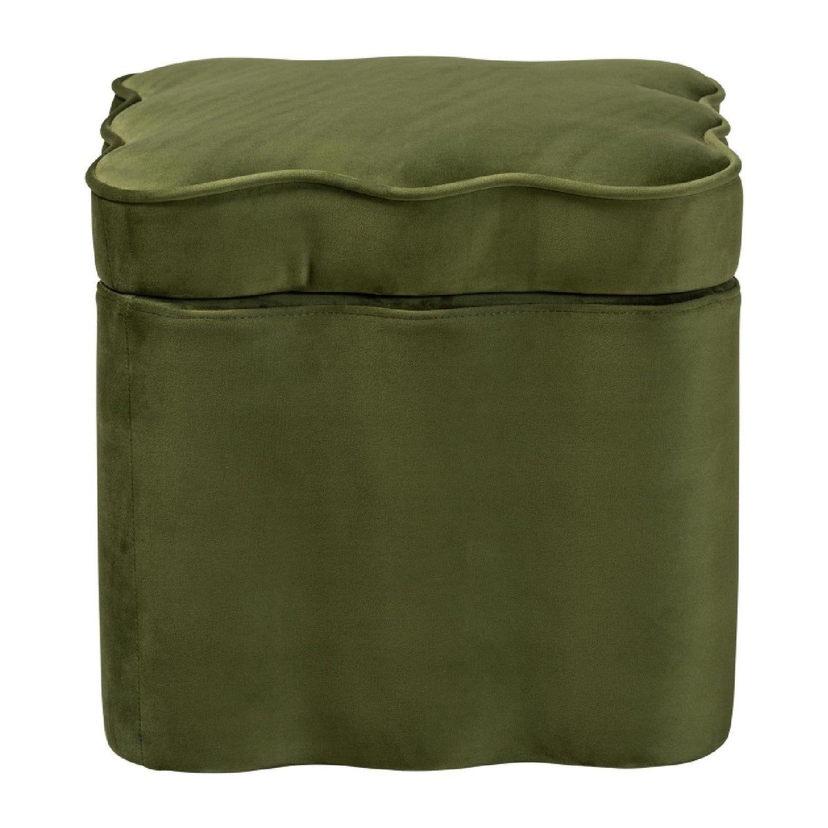 Modern European furniture - Scalloped Storage Ottoman - www.oroa.com