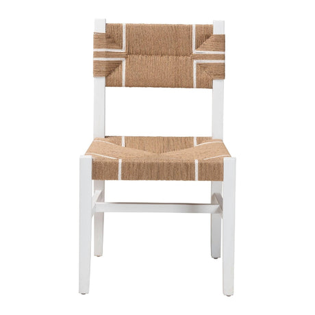 Modern European furniture - White Mahogany Bohemian Dining Chair - www.oroa.com