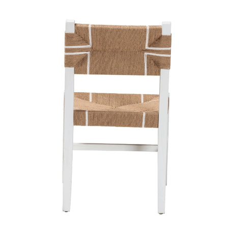 Modern European furniture - White Mahogany Bohemian Dining Chair - www.oroa.com