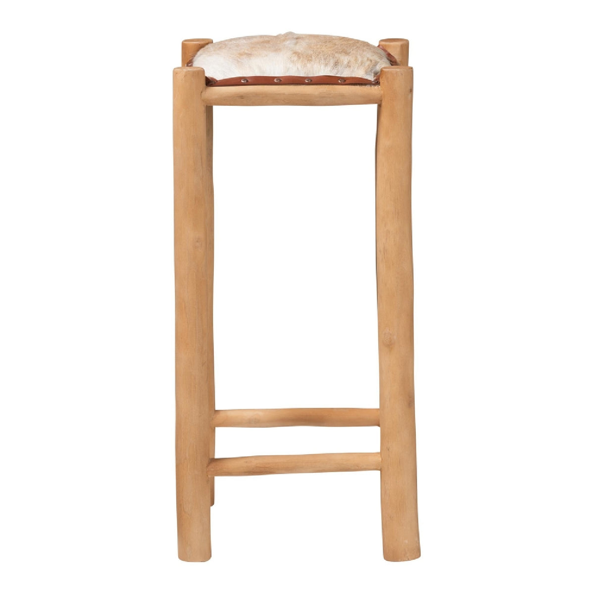 Modern European furniture - Rustic Teak Bar Stool - www.oroa.com