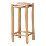 Modern European furniture - Rustic Teak Bar Stool - www.oroa.com