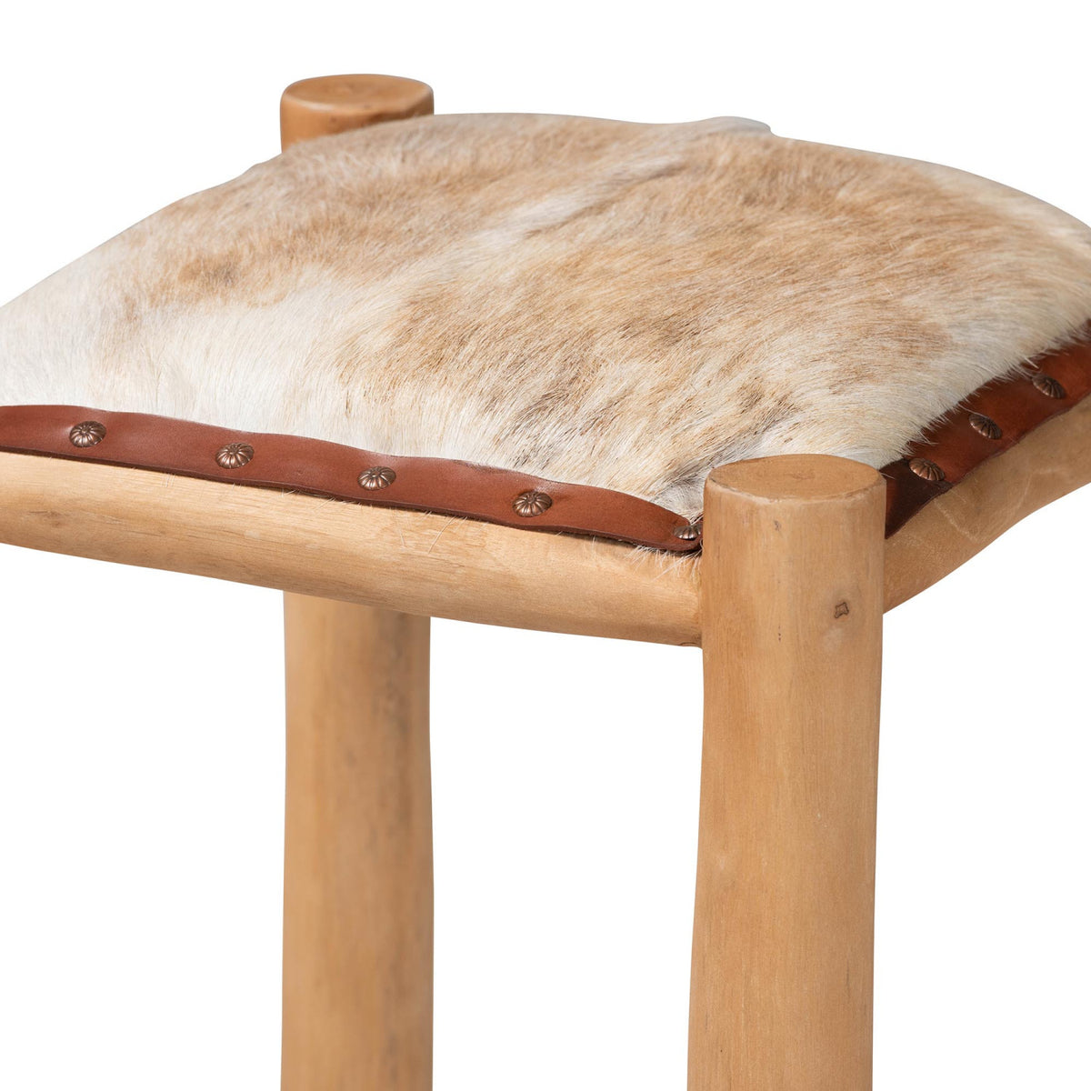 Modern European furniture - Rustic Teak Bar Stool - www.oroa.com