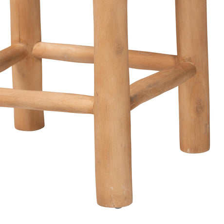 Modern European furniture - Rustic Teak Bar Stool - www.oroa.com