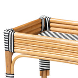 Modern European furniture - Natural Rattan Indoor/Outdoor Kitchen Cart - www.oroa.com