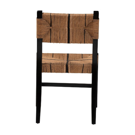 Modern European furniture - Black Mahogany Bohemian Dining Chair - www.oroa.com