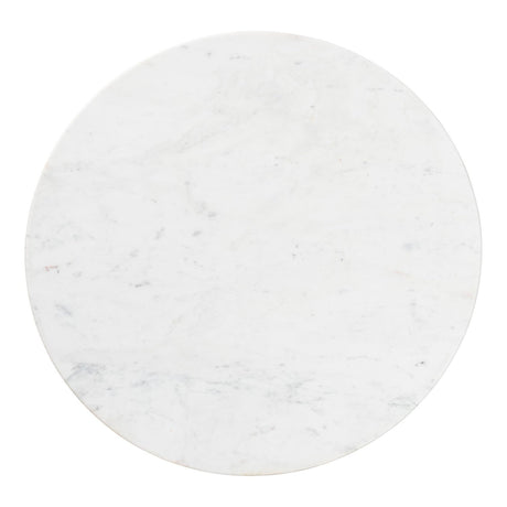 Modern European furniture - Round White Marble Coffee Table - www.oroa.com