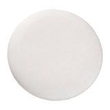 Modern European furniture - White Padded Round Cocktail Ottoman - www.oroa.com