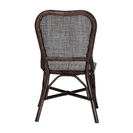 Modern European furniture - Latticed Back Rattan Dining Chair - www.oroa.com