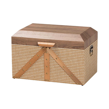 Modern European furniture - Woven Exterior Storage Trunk - www.oroa.com