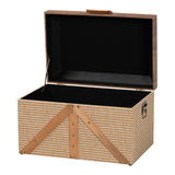 Modern European furniture - Woven Exterior Storage Trunk - www.oroa.com