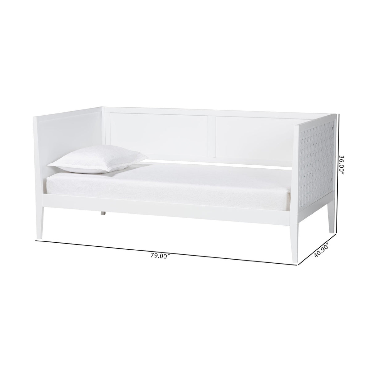 Modern European furniture - Modern Wood Daybed - www.oroa.com