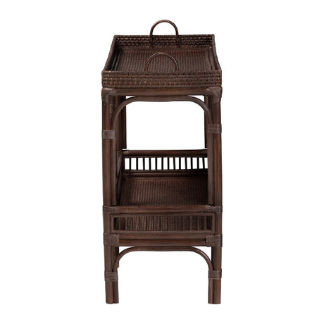 Modern European furniture - Woven Rattan Console Table - www.oroa.com