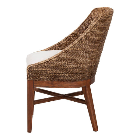 Modern European furniture - Woven Seagrass Dining Chair - www.oroa.com