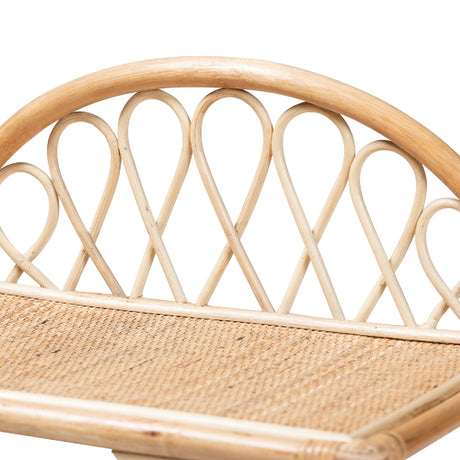 Modern European furniture - Natural Rattan 3-Tier Shelf - www.oroa.com