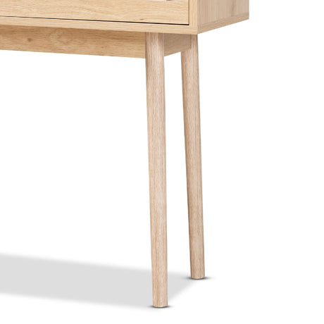 Modern European furniture - Oak 2-Drawer Console Table - www.oroa.com
