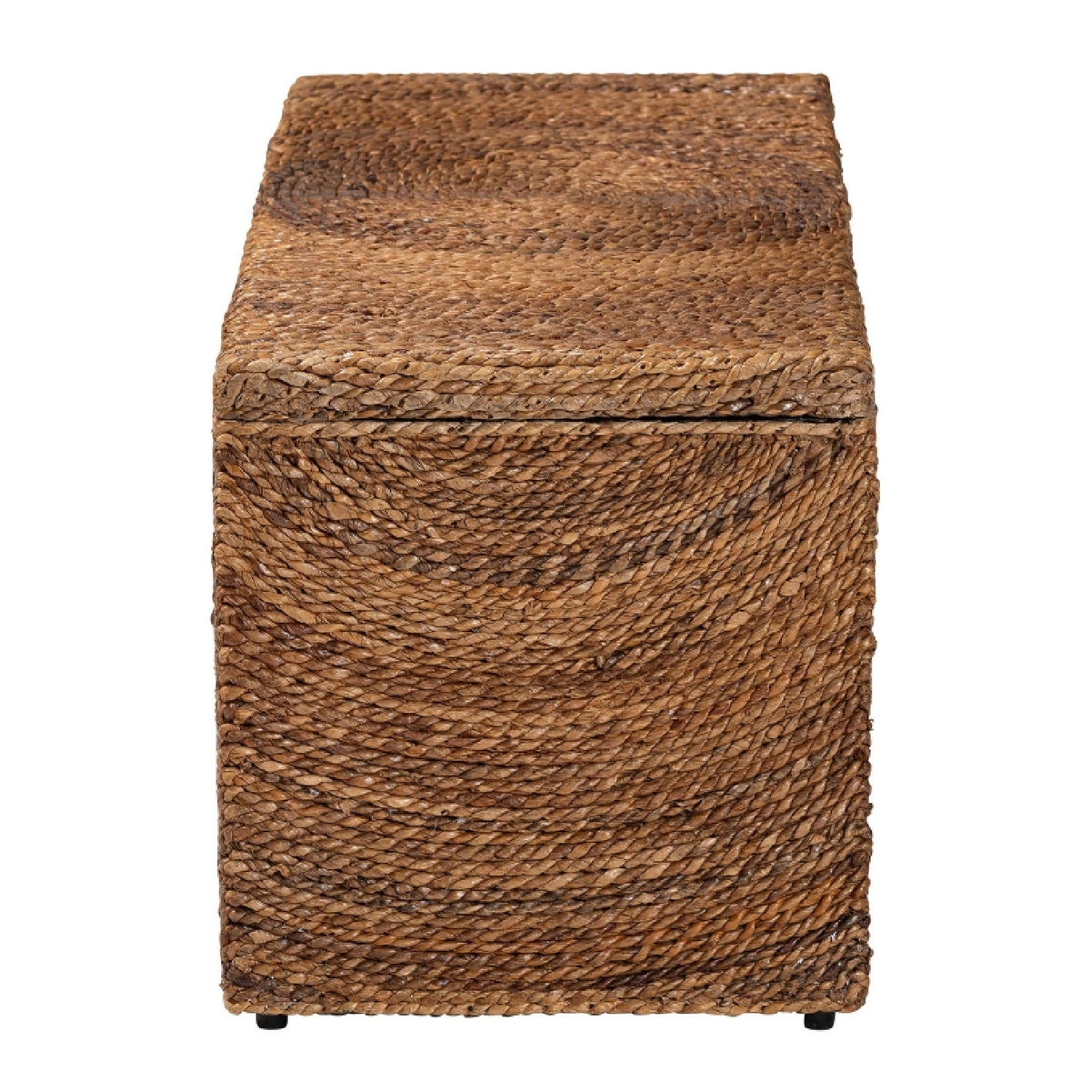 Modern European furniture - Handwoven Seagrass Storage Bench - www.oroa.com