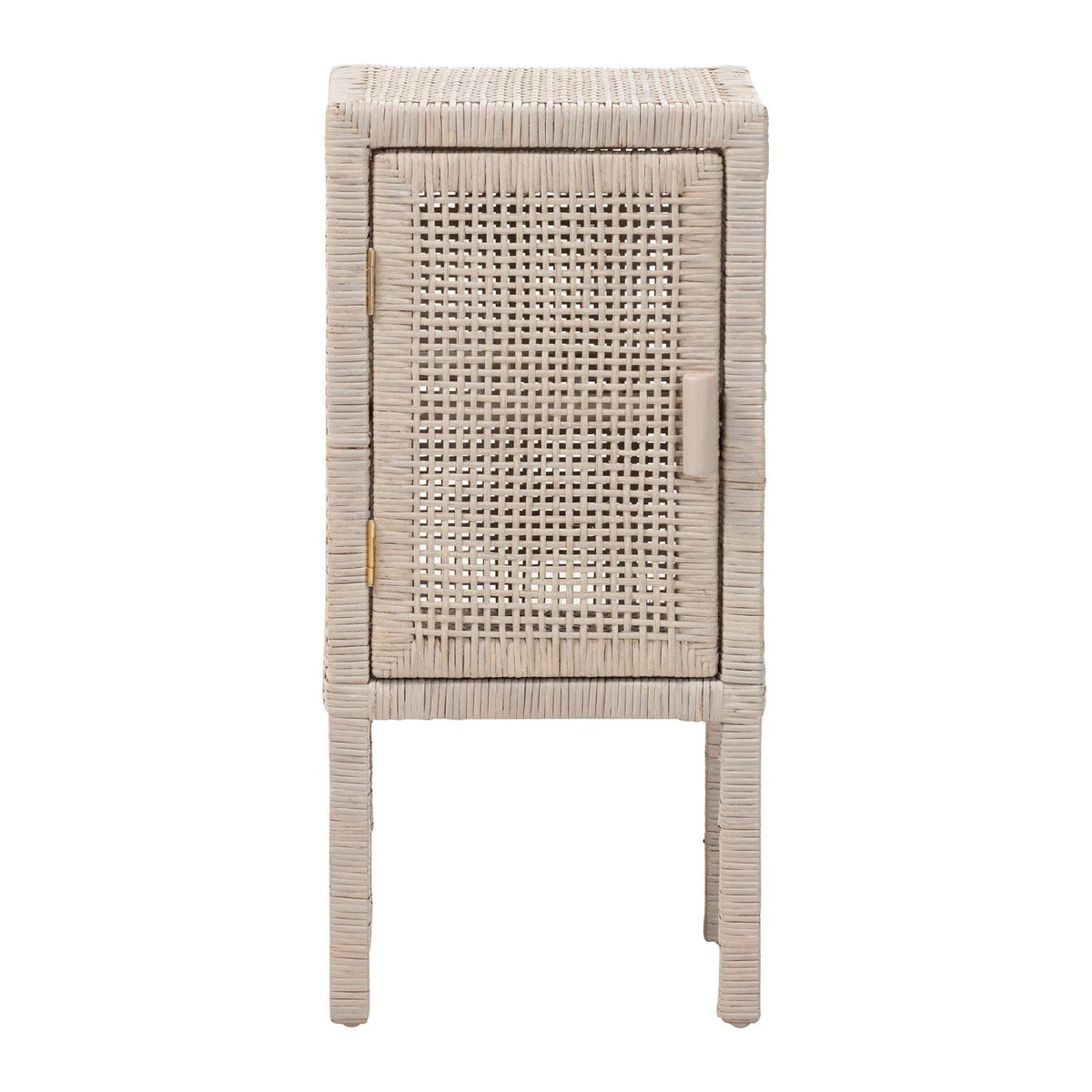 Modern European furniture - Handwoven Rattan Bedside Table - www.oroa.com