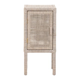 Modern European furniture - Handwoven Rattan Bedside Table - www.oroa.com