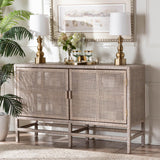 Modern European furniture - French Gray 2-Door Cabinet - www.oroa.com