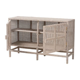 Modern European furniture - French Gray 2-Door Cabinet - www.oroa.com