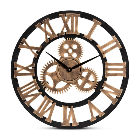 Modern European furniture - Wooden Vintage Style Wall Clock - www.oroa.com
