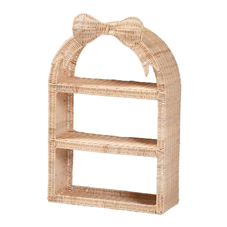 Modern European furniture - Rattan Bow Arched Storage Rack - www.oroa.com