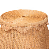 Modern European furniture - Handwoven Wicker Laundry Hamper - www.oroa.com