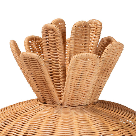 Modern European furniture - Handwoven Rattan Laundry Hamper - www.oroa.com