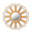 Modern European furniture - Rattan Accent Wall Mirror - www.oroa.com