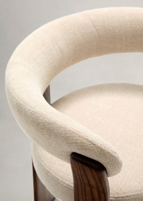 Beige Dining Arm Chair | OROA Modern Calma