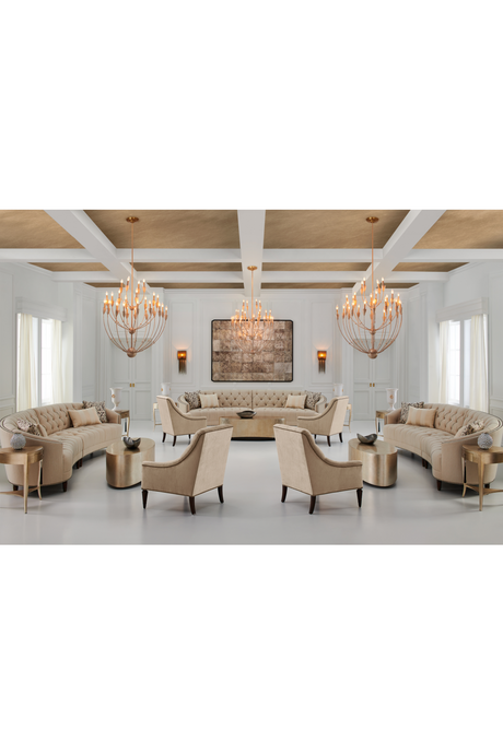 Nail-Trimmed Tufted Sofa | Caracole Laf | Oroa.com