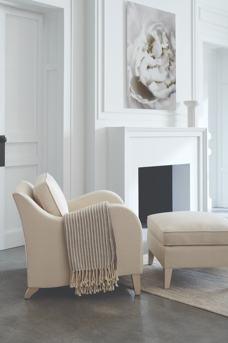 Sloping Arm Lounge Chair | Caracole Victoria | Oroa.com